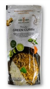 Serving suggestion: Add your favourite seafood mix and some cream for a delicious textured meal. Ingredients: Rice, Soy, flavouring, spices. Contains NO meat.